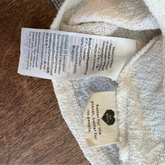 Madewell long sleeve textured top size M - Picture 5 of 5